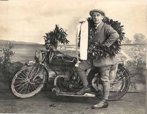 Sieg bei der Deutschlandfahrt 1925