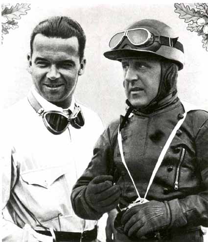 Arthur Geiss und Rudolf Caracciola